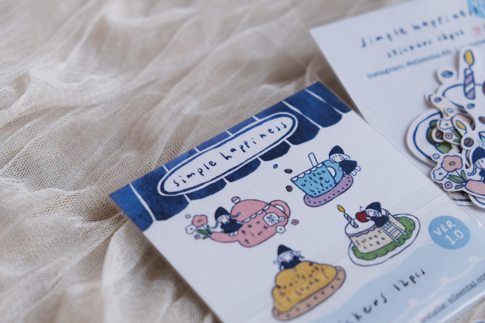 Eileen Tai Sticker Flakes - Simple Happiness Version 1.0 (soft pastels)