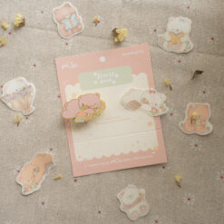 Sho Little Happiness "Sleepy Bear" Enamel Clip