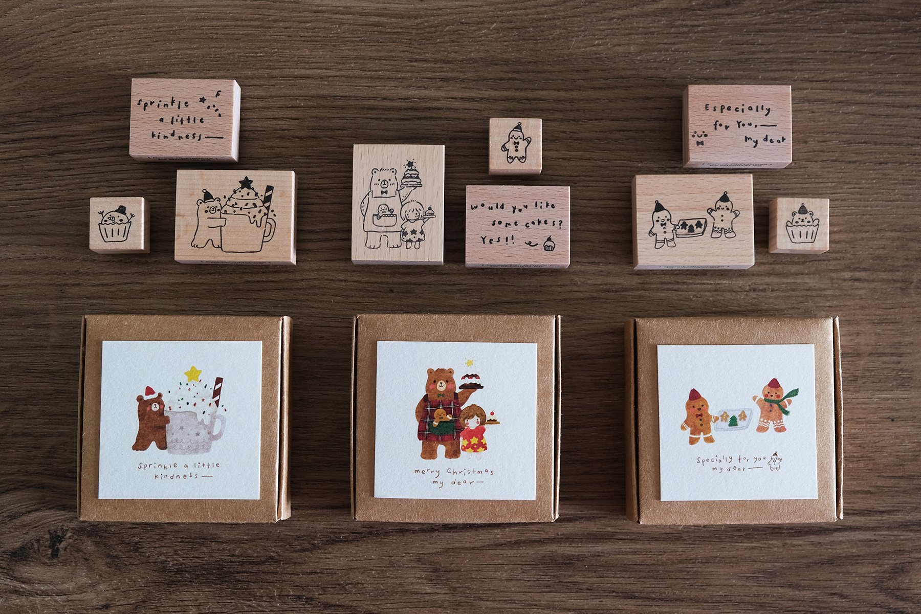 Eileen Tai Rubber Stamps - Sweet Christmas - Image 2
