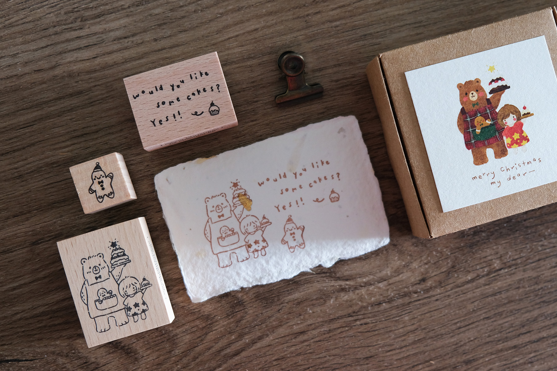 Eileen Tai Rubber Stamps - Sweet Christmas
