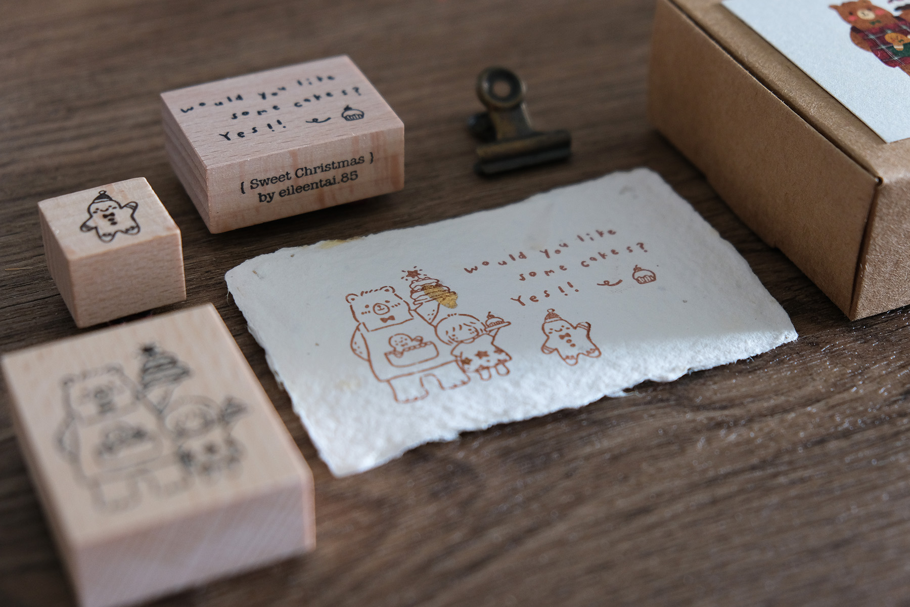 Eileen Tai Rubber Stamps - Sweet Christmas - Image 4