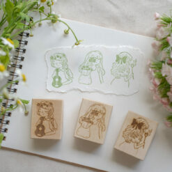 Sho Little Happiness Rubber Stamps - Spring