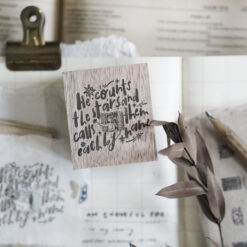 Black Milk Project Prayer Rubber Stamp - He counts the Stars