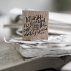 Black Milk Project Prayer Rubber Stamp - He counts the Stars