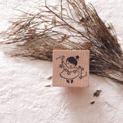 Ms Bulat Rubber Stamp - Starry Girl