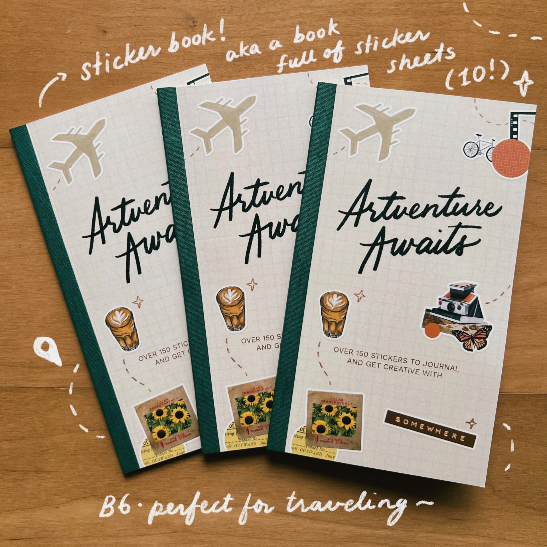 Abbey Sy "Adeventure Awaits" Sticker Book
