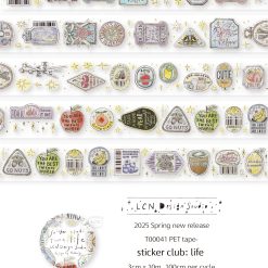 Lin Chia Ning Matte PET Tape - Sticker Club: Life