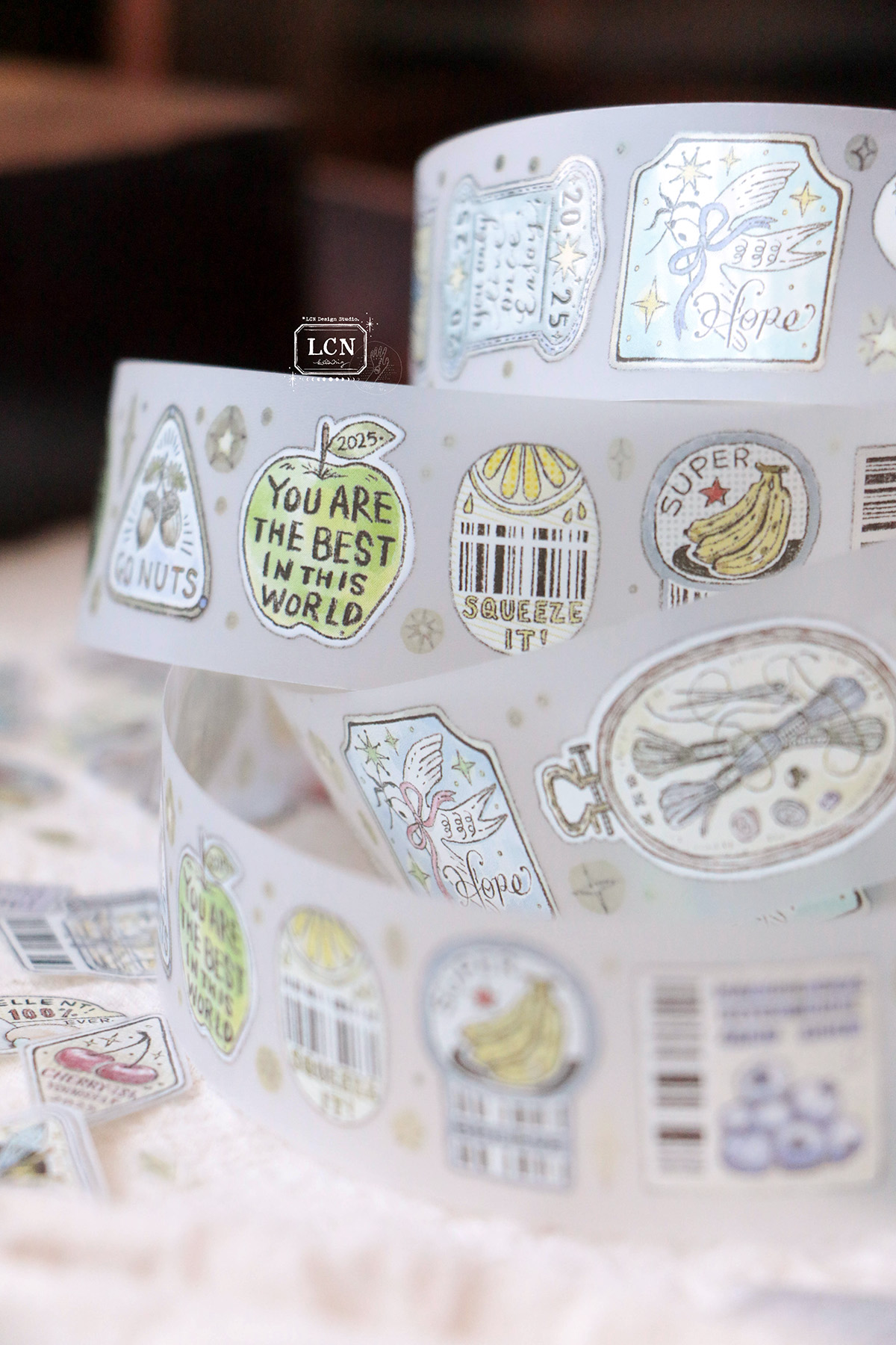 Lin Chia Ning Matte PET Tape - Sticker Club: Life