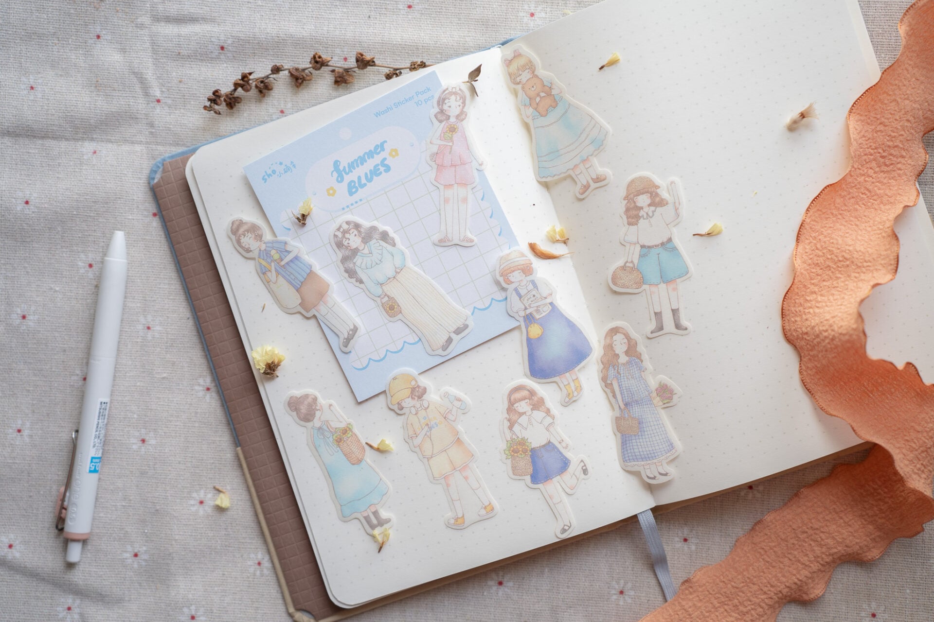 Sho Little Happiness Sticker Pack - Summer Blues