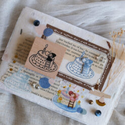 Eileen Tai "Simple Happiness" Rubber Stamps - Croissant Lover