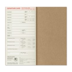 TRAVELER'S Notebook Diary 2026 Weekly Vertical Second Half