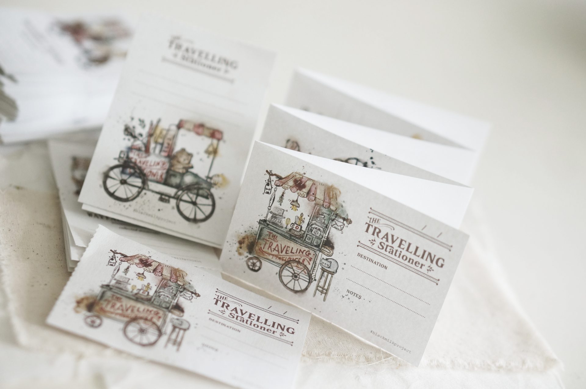 Black Milk Project Travelling Stationer Perforated Memo Sheets