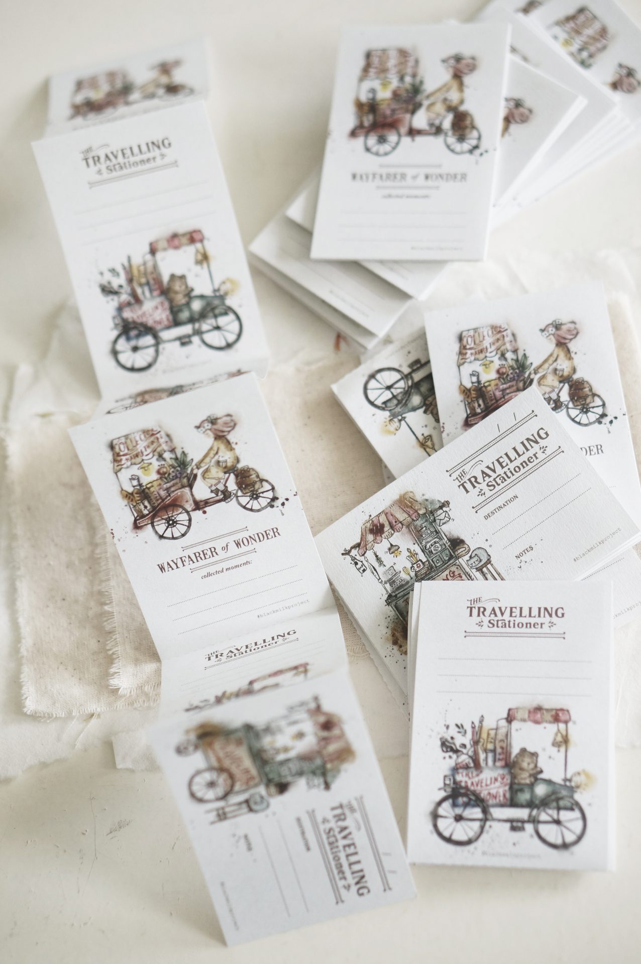 Black Milk Project Travelling Stationer Perforated Memo Sheets