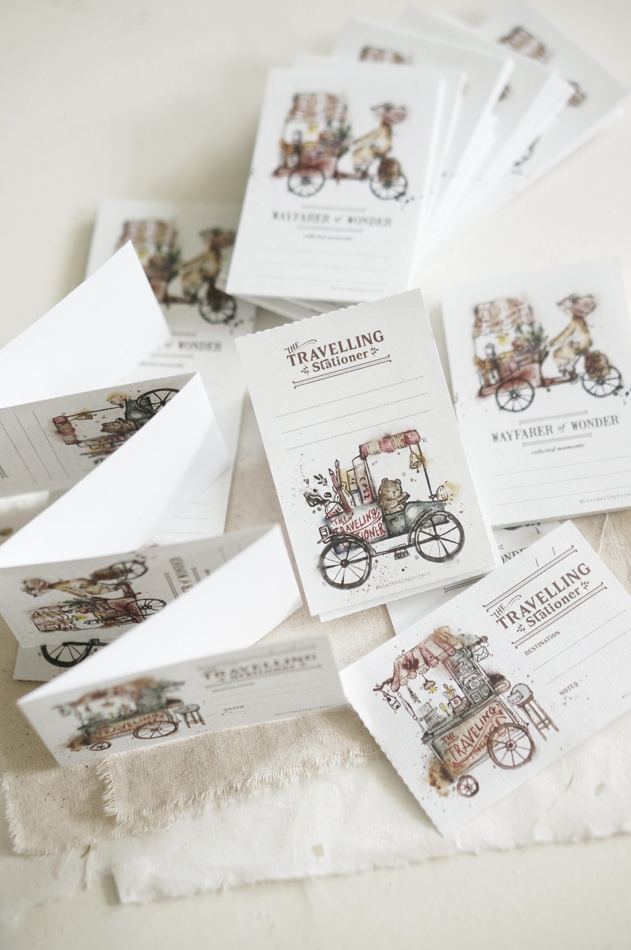 Black Milk Project Travelling Stationer Perforated Memo Sheets