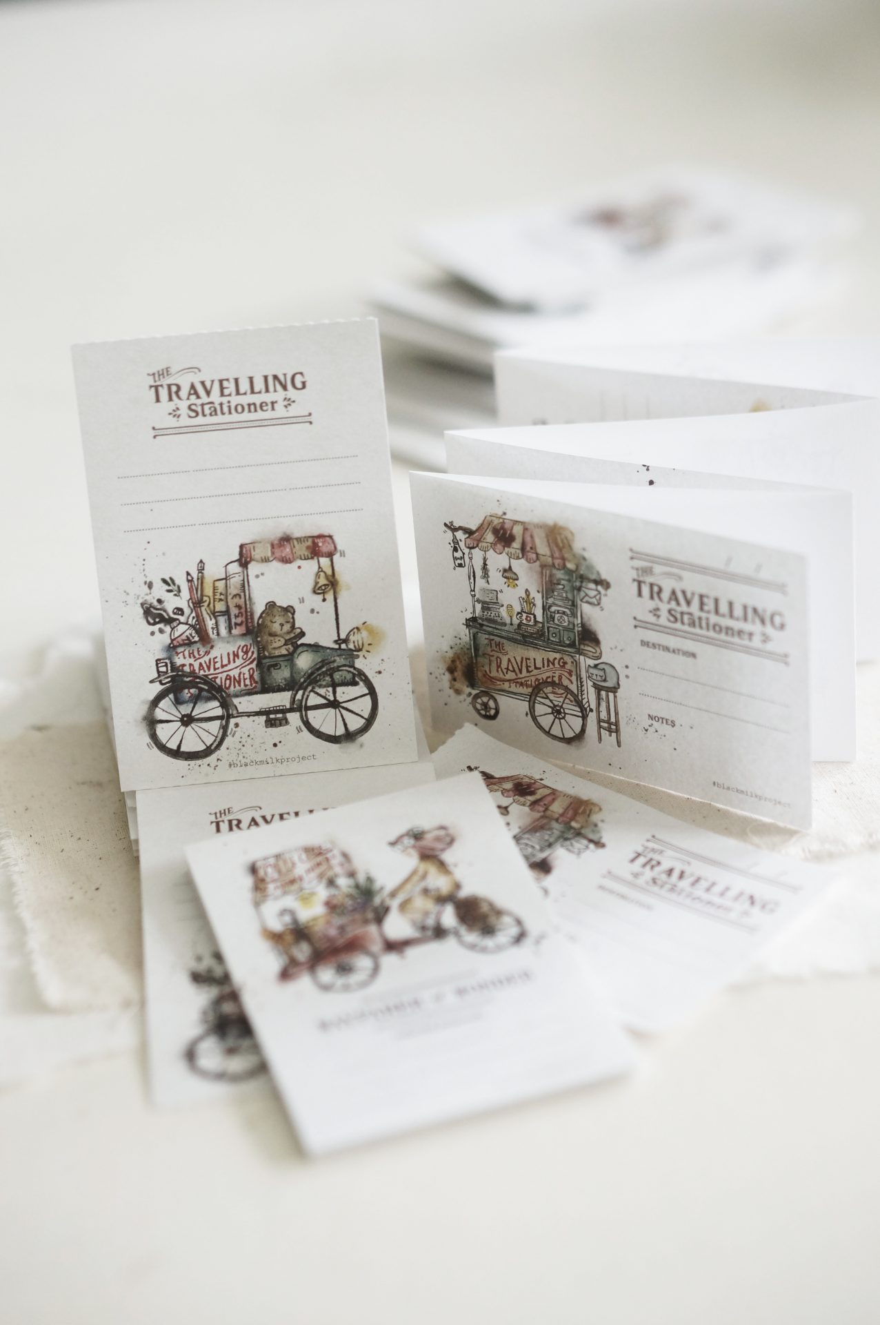 Black Milk Project Travelling Stationer Perforated Memo Sheets