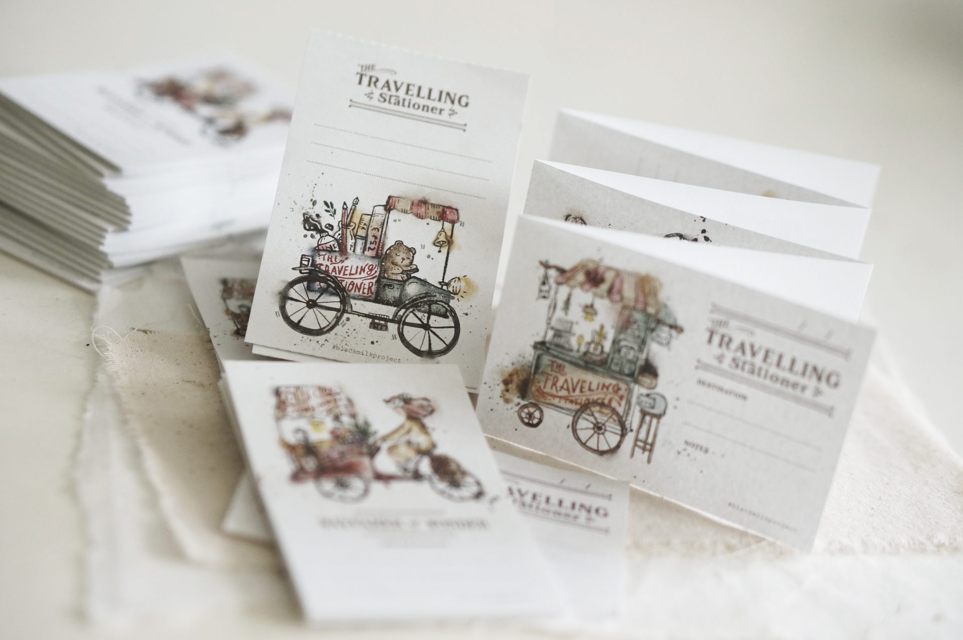 Black Milk Project Travelling Stationer Perforated Memo Sheets