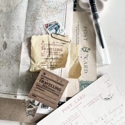 Black Milk Project Travelling Stationer Rubber Stamp - Label