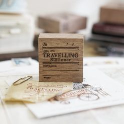 Black Milk Project Travelling Stationer Rubber Stamp - Label