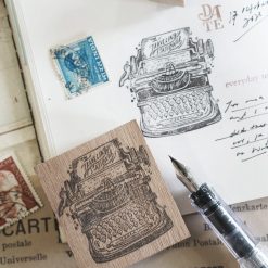 Black Milk Project Travelling Stationer Rubber Stamp - Typewriter