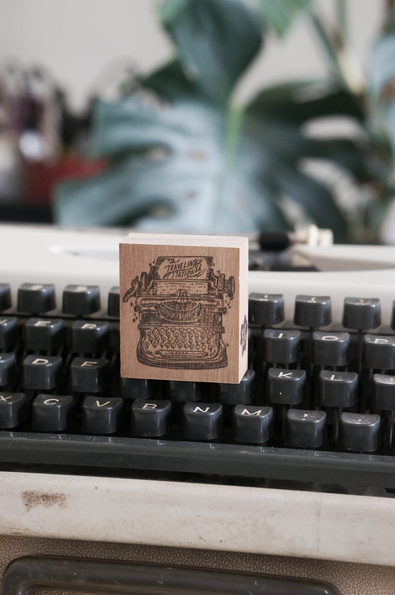 Black Milk Project Travelling Stationer Rubber Stamp - Typewriter