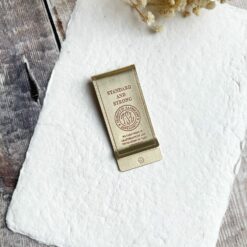The Superior Labor Brass Money Clip - New Design