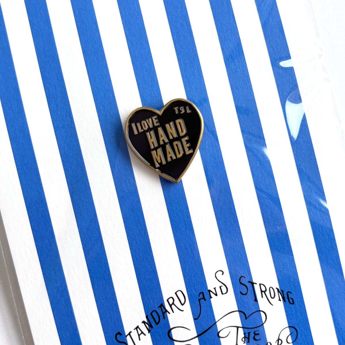 The Superior Labor Love Handmade Heart Logo Charm / Pin
