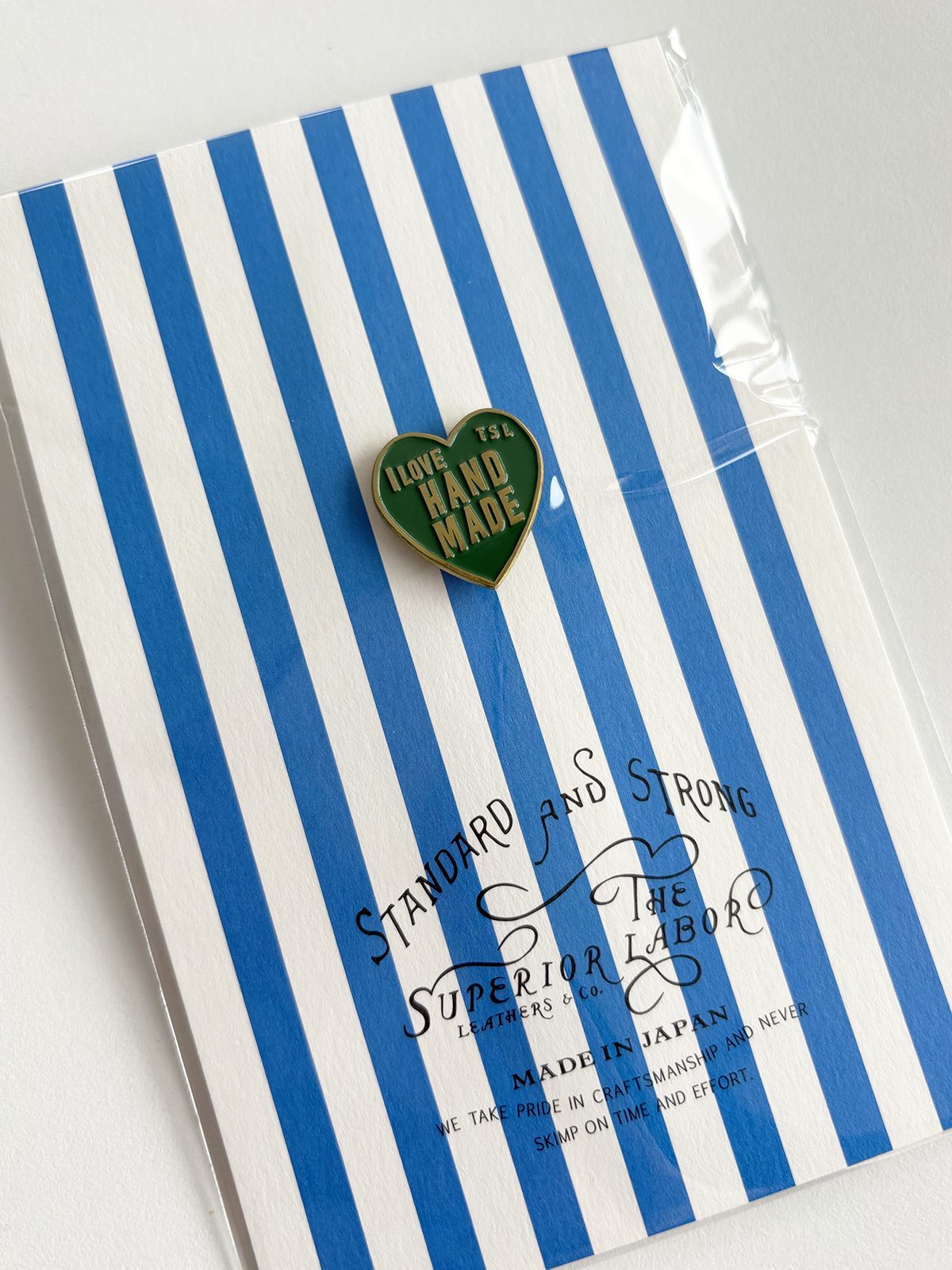 The Superior Labor Love Handmade Heart Logo Charm / Pin