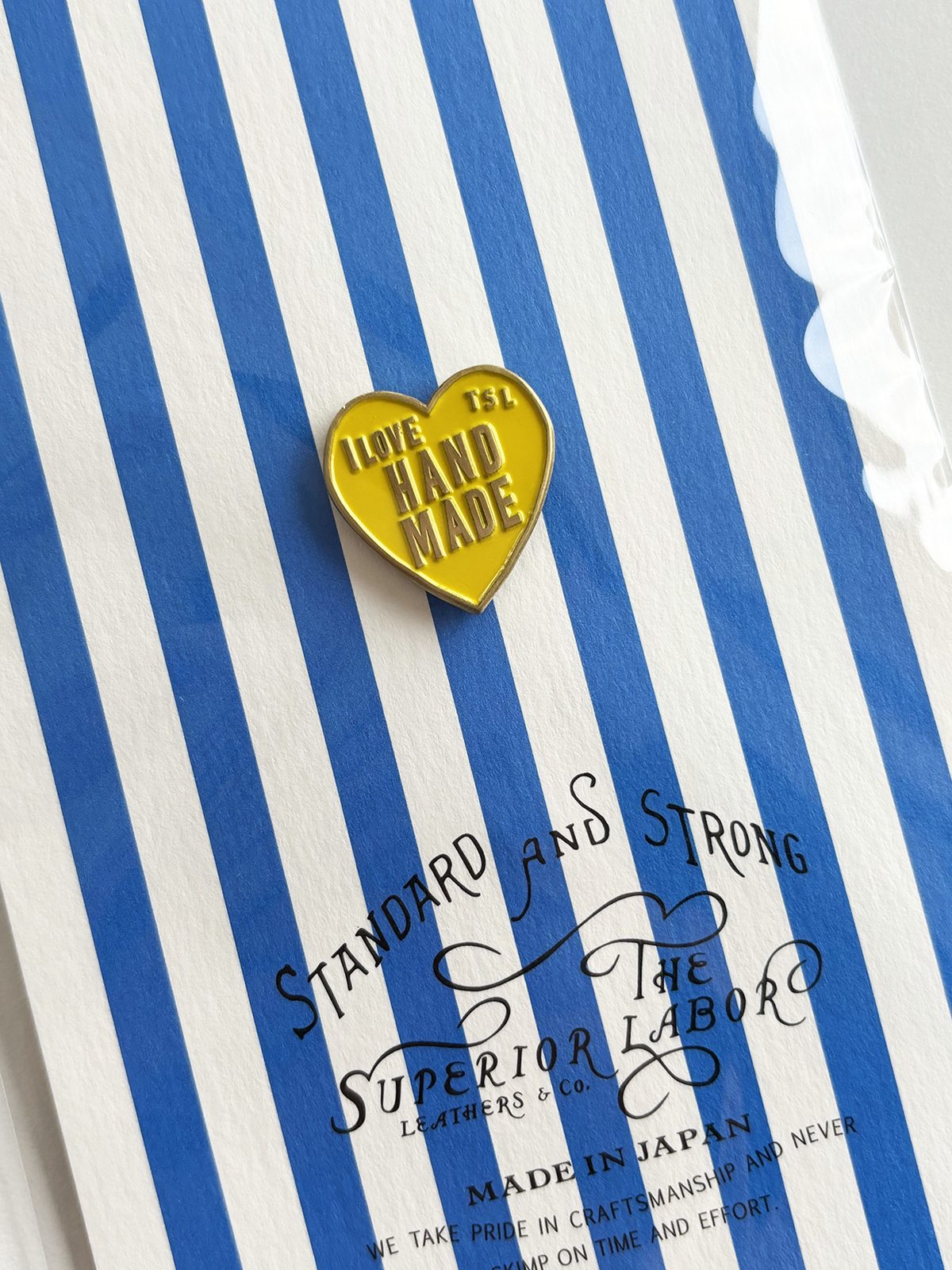 The Superior Labor Love Handmade Heart Logo Charm / Pin