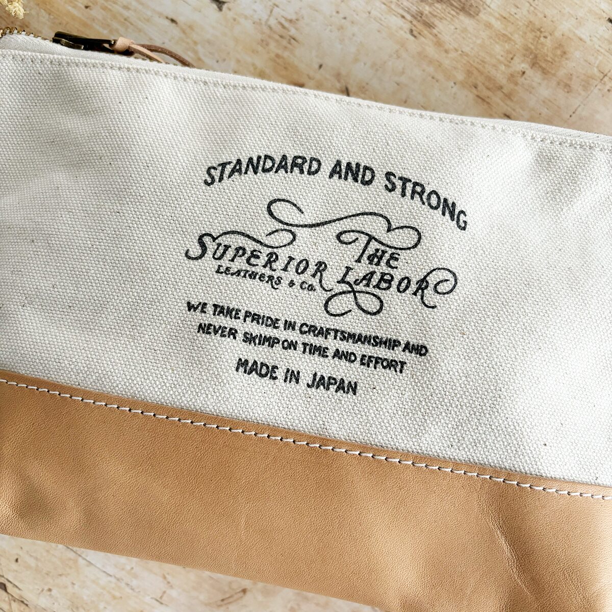 The Superior Labor Engineer Pouch #03 with Natural Leather Bottom - Image 4