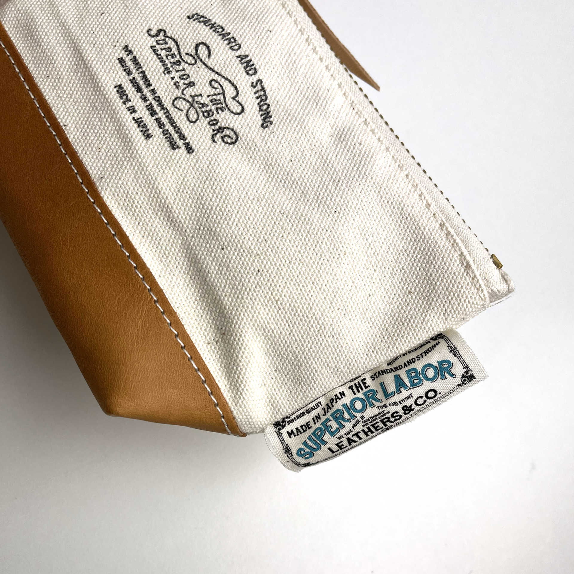 The Superior Labor Engineer Pouch #02 with Natural Leather Bottom
