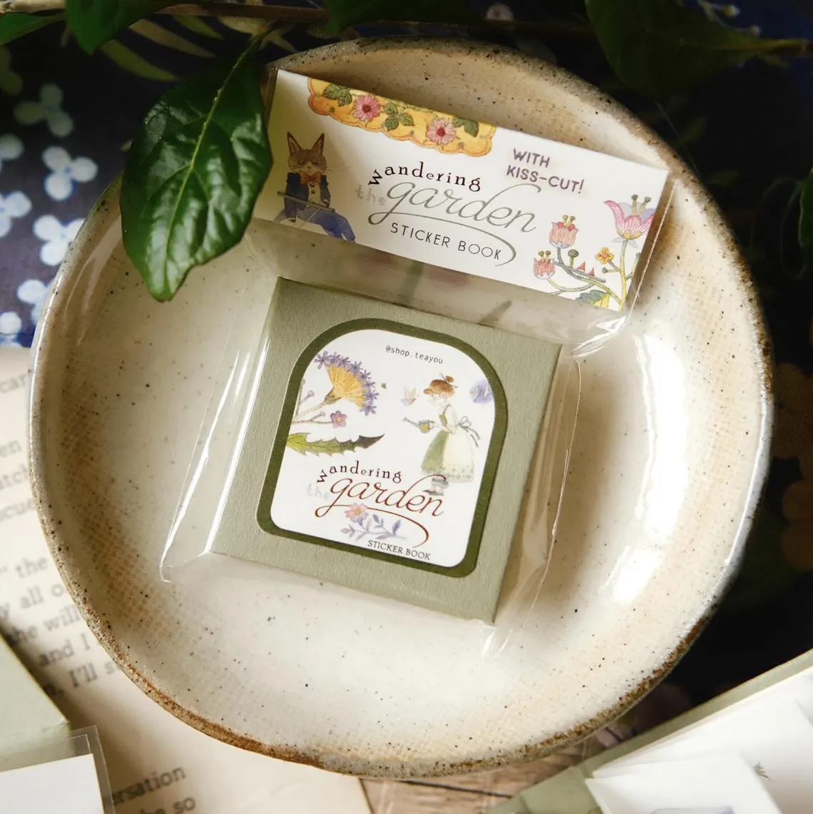 TeaYou Mini Sticker Book - The Wandering Garden