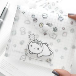 The Coffee Monsterz Co Plastic Sticker Envelope - Stickers Everywhere Small size