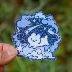 Thousand Skies Holographic Vinyl Sticker - Sparkling Night