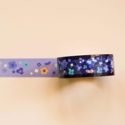 Thousand Skies PET Tape - Floral Black Cat