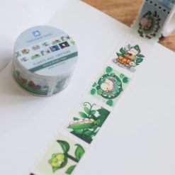 Thousand Skies Stamp Washi Tape - Plants & Critters