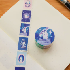 Thousand Skies Stamp Washi Tape - Rabbit's Shooting Star