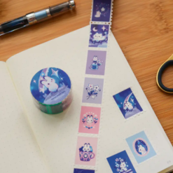 Thousand Skies Stamp Washi Tape - Rabbit's Shooting Star