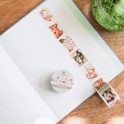 Thousand Skies Stamp Washi Tape - Tabby Cats