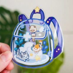 Thousand Skies Transparent Vinyl Sticker - First Meow Kit