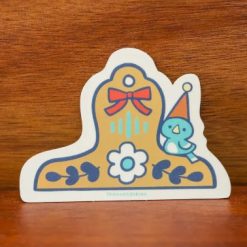 Thousand Skies Vinyl Sticker - Blue Bird Brass Clip