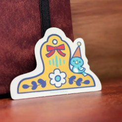 Thousand Skies Vinyl Sticker - Blue Bird Brass Clip