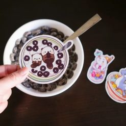 Thousand Skies Vinyl Sticker - Otters Cereal Bowl