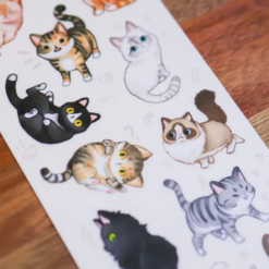 Thousand Skies Washi Sticker Sheet - Neighbourhood Cats
