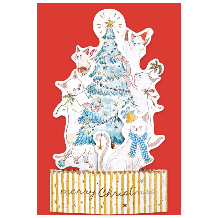 Tocoro Comugi 3D Christmas Greeting Card