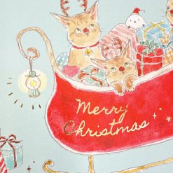Tocoro Comugi Christmas Postcard - Sledge