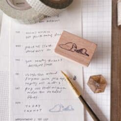 Ms Bulat Rubber stamp - Today cannot