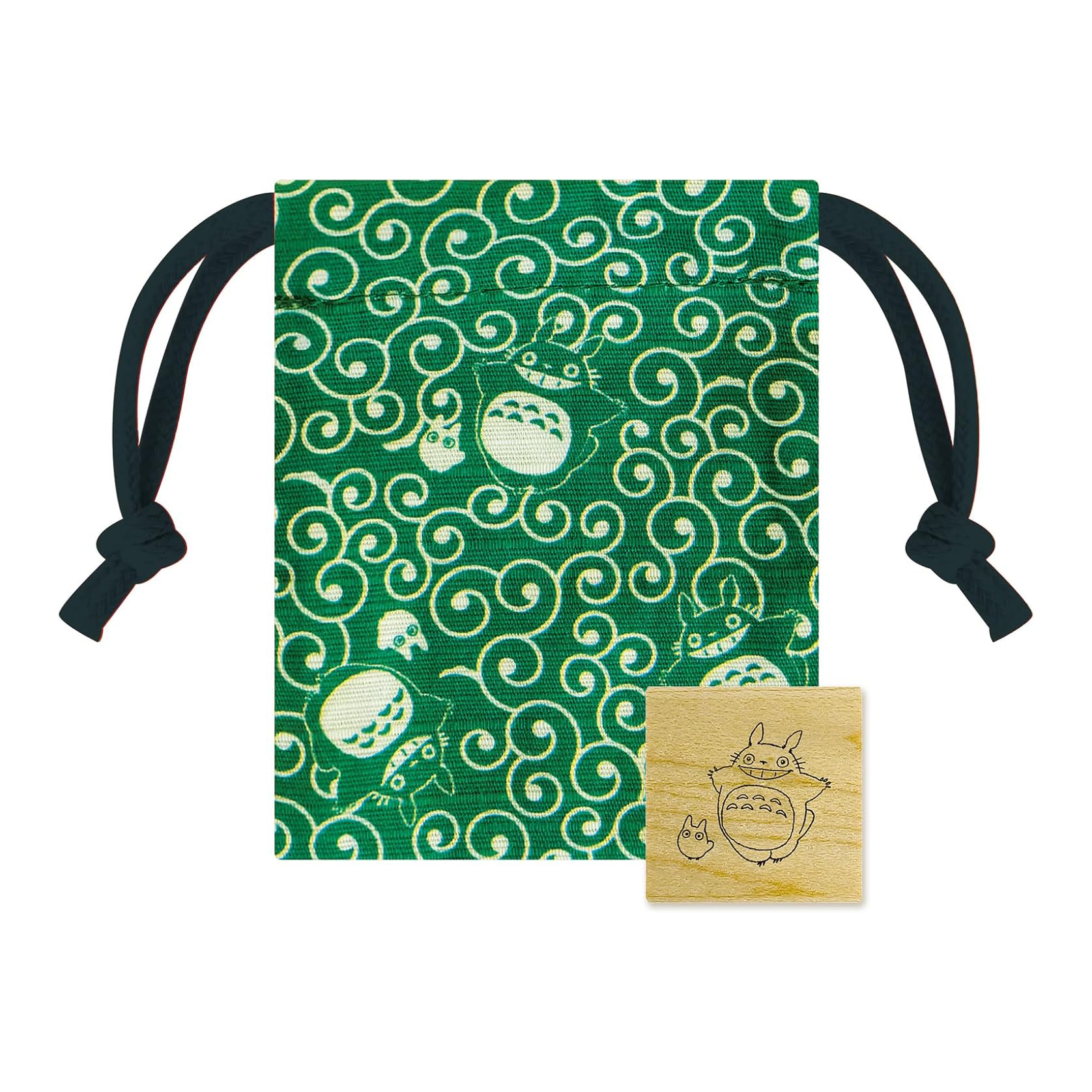 Studio Ghibli Rubber Stamp in Pouch - Totoro & Friend