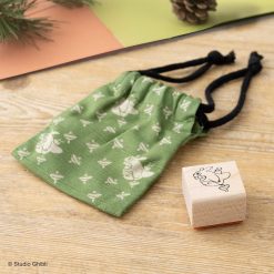 Studio Ghibli Rubber Stamp in Pouch - Totoro & Spinning Top