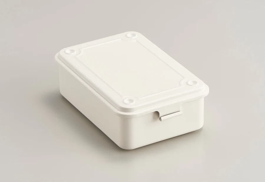 Toyo Steel Trunk Shape Toolbox T-150 White