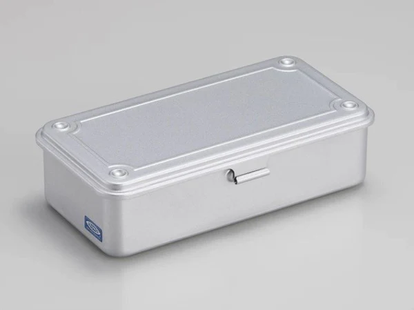 Toyo Steel Trunk Shape Toolbox T-190 Silver